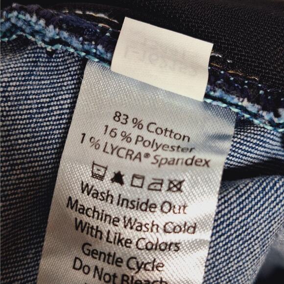 Lularoe High Rise Slim Straight Jean 40 (20-21W) Magic Waist Light Wash Stretch - Picture 5 of 9